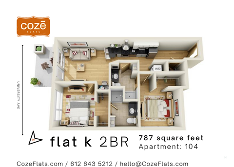 Flat K Floor Plan
